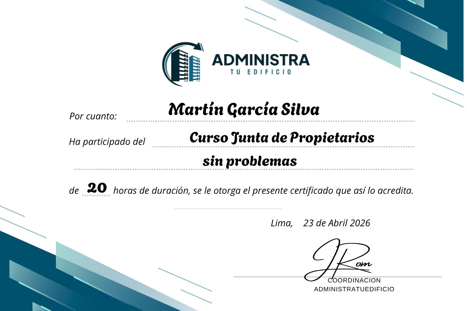 Certificado