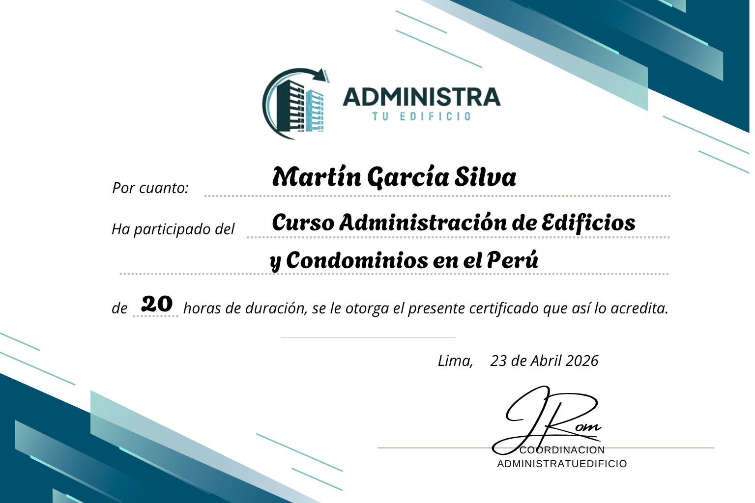 Certificado