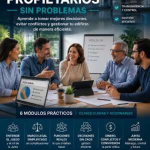 curso junta de propietarios sin problemas