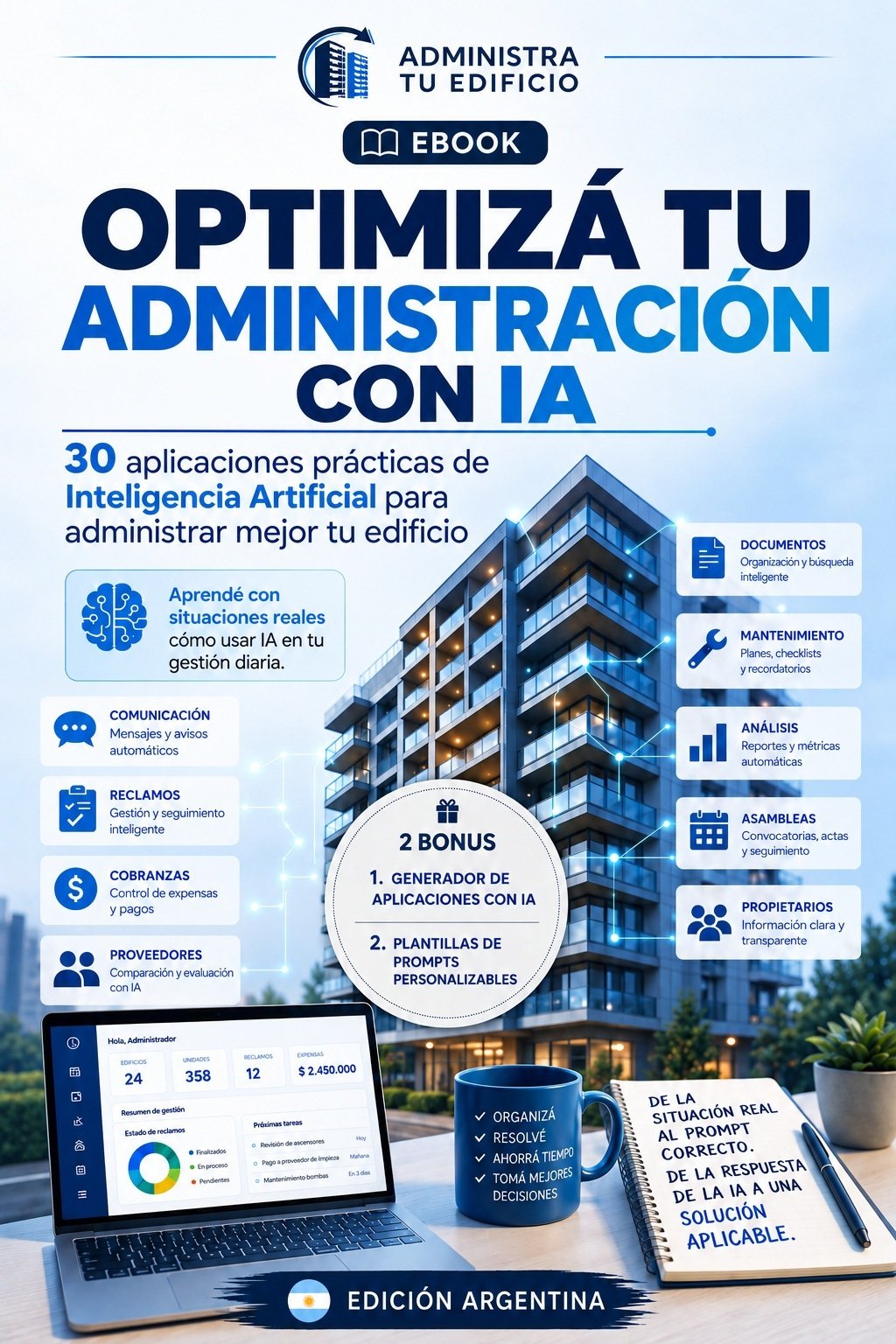 Portada Optimizá tu Administración con IA