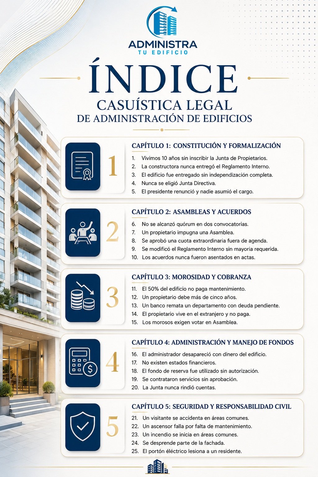 Página de muestra 2 de 50 casos prácticos para administrar un edificio