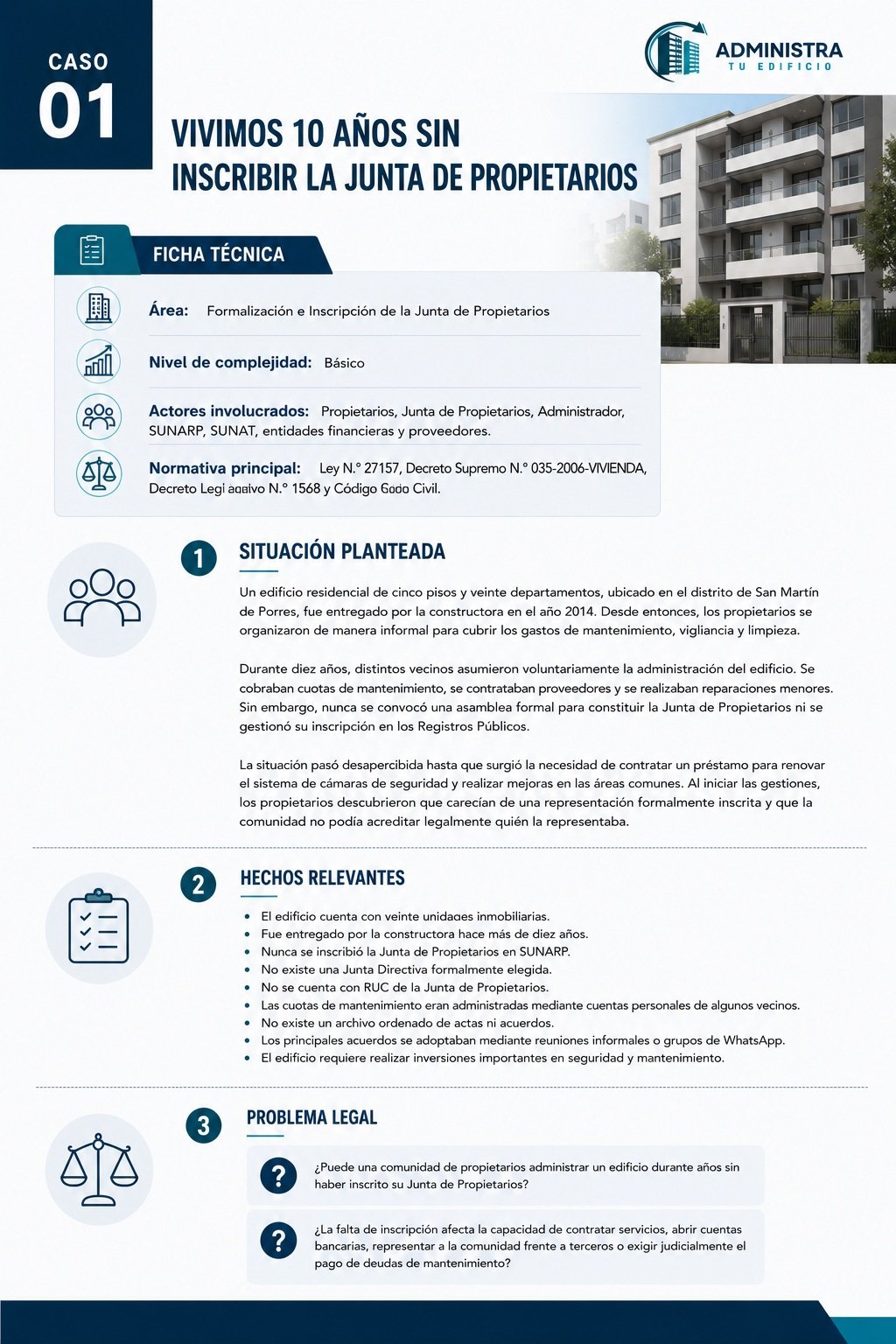 Página de muestra 4 de 50 casos prácticos para administrar un edificio