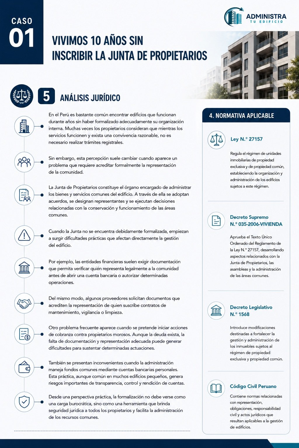 Página de muestra 5 de 50 casos prácticos para administrar un edificio