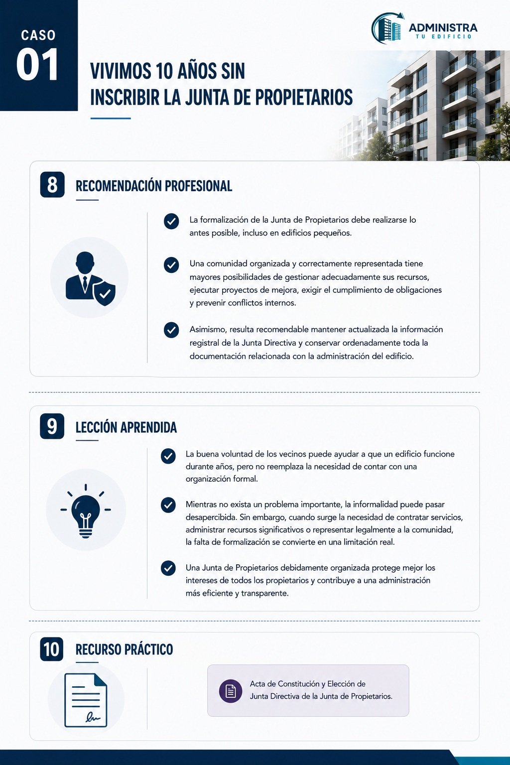 Página de muestra 7 de 50 casos prácticos para administrar un edificio