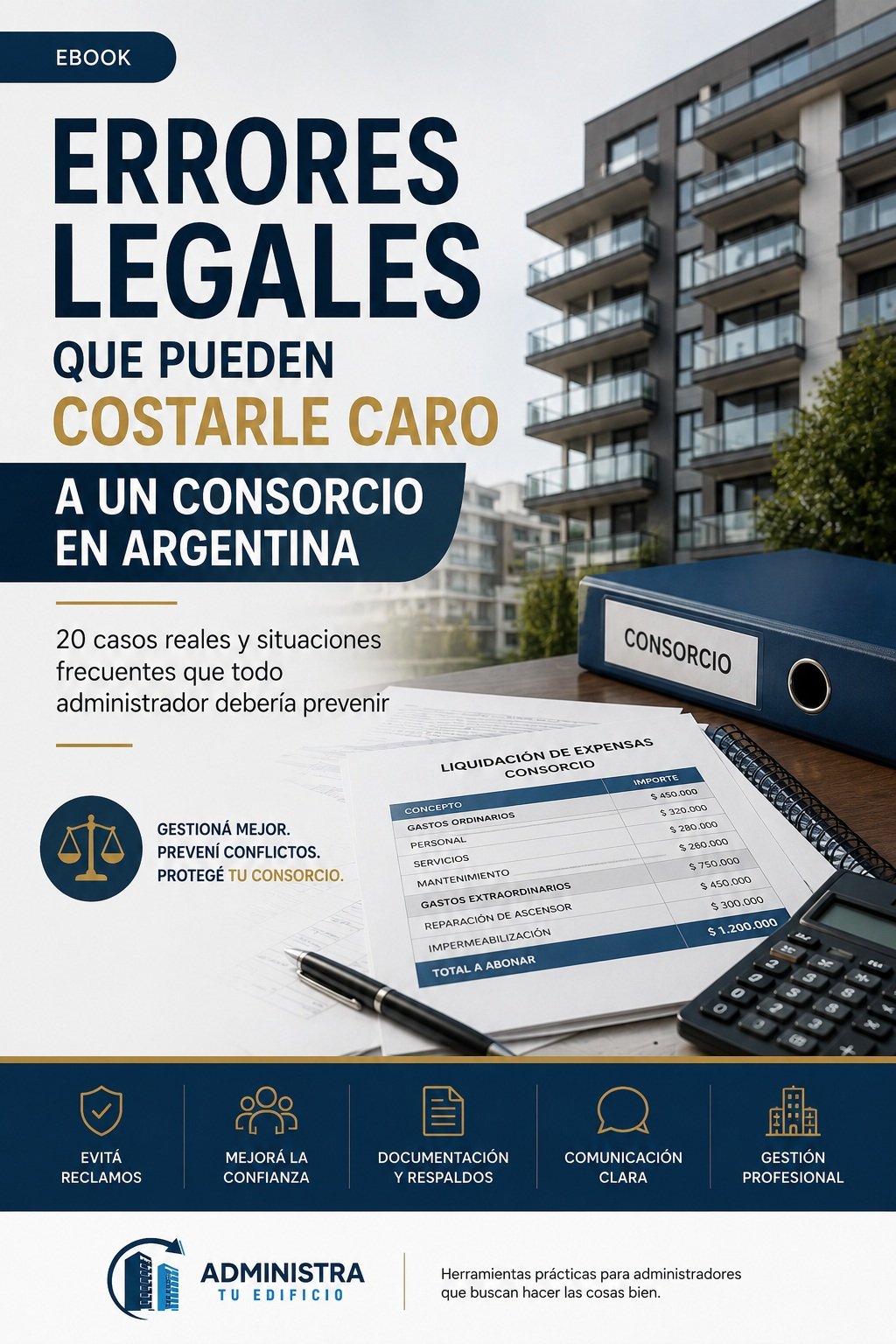 Portada del ebook Errores legales que pueden costarle caro a un consorcio en Argentina