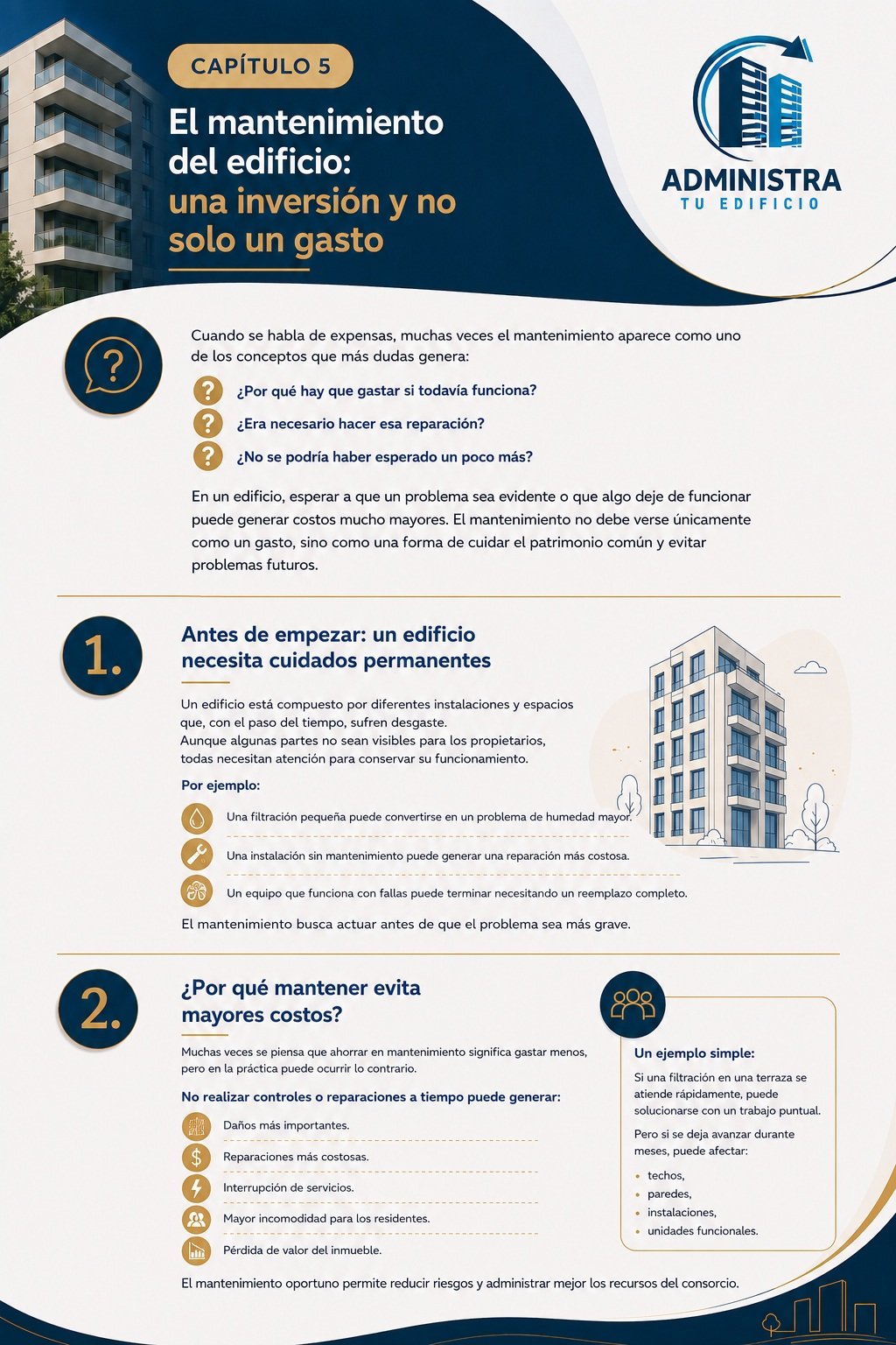 Capítulo 5: mantenimiento del edificio